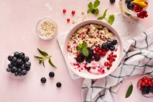 Dessert Protein Berry Oatmeal