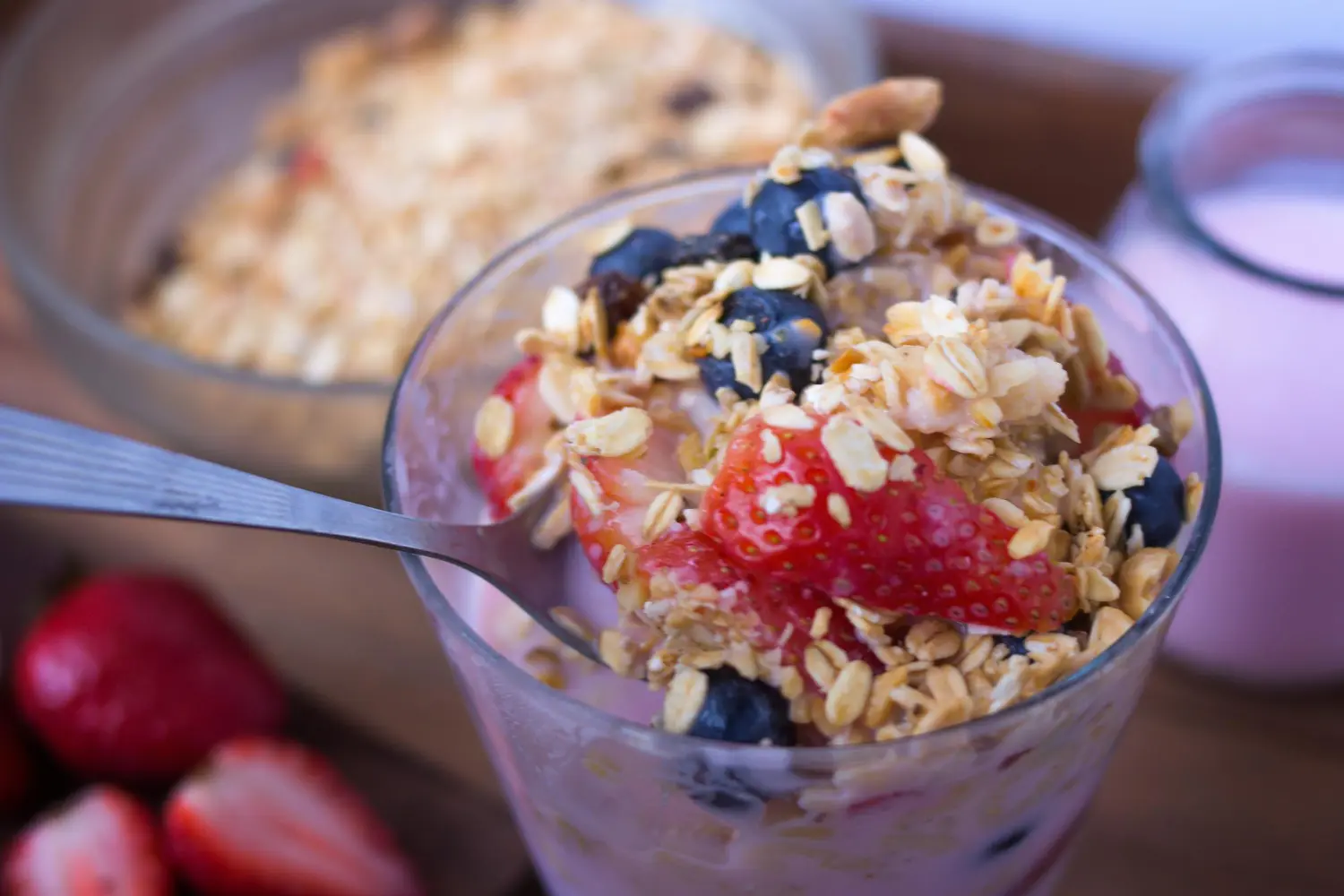 Overnight Protein Oats With Greek Yogurt